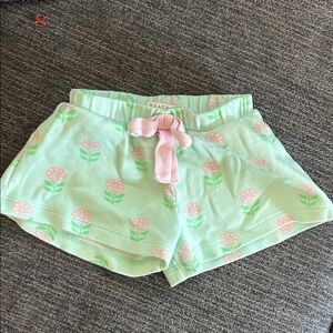 The Beaufort Bonnet Company Mint Green Floral Shorts